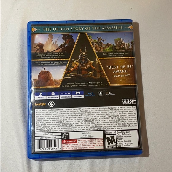 FAIRLY USED PS4 ASSASIN’S CREED ORIGINS!! - Picture 2 of 2